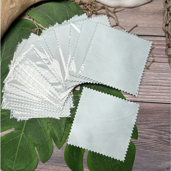 Individually Wrapped Blank Jewelry Cleaning Polishing Cloths Resellers Gifts Lot - Picture 13 of 16